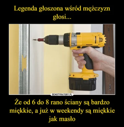 L.....r - @nabijacz: Ja zawsze ostrze wiertła, żeby były ostre na niedziele rano( ͡° ...