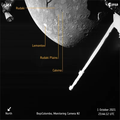 FakeR - Najaktualniejsze obecnie zdjęcie Merkurego. Wykonane wczoraj przez sondę Bepi...