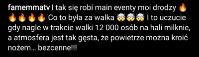 Cosipi - Gęsta atmosfera i cisza na hali to była jak Tucznik złamał tibię albo Ferrar...