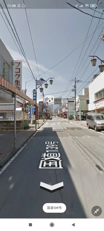 MirkoMored - @smutny_kojot: widok na górę Fuji z ulicy Fujinimiya oczami google