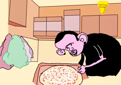 lukwyk - @kambiodolor: nic tak nie poprawia kumorku jak grafika melina z pizza benc. ...