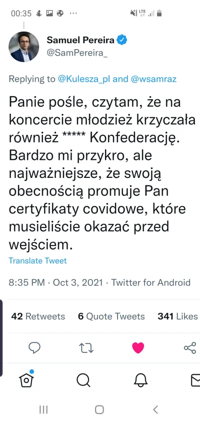 F.....r - Kulesza zaorany po całości. Tak jak pluję na PiS; na ich hipokryzję i koniu...