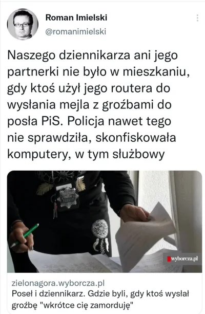 PrawdaPrawda - Tak było.
Beka. Robią z tego watergate, a wjechali do jakiegoś małego...