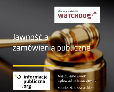 WatchdogPolska - 1 stycznia 2021 r weszły w życie zmiany w przepisach Prawa zamówień ...