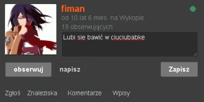 Krzysiekj220 - @fiman: kurna mać zapisze se na przyszłość