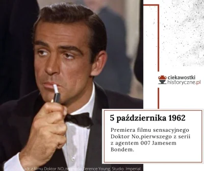CiekawostkiHistoryczne - @CiekawostkiHistoryczne: 

 Do roli Bonda w filmie zgłosił...