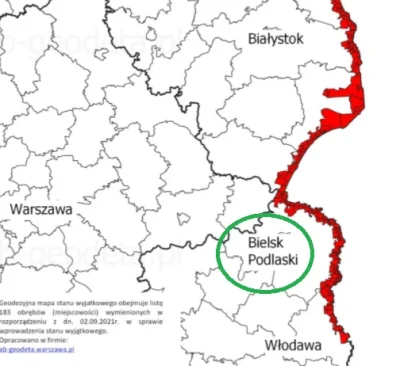 D.....7 - @nopayn: Słabo faktyczna mapa skoro Bielsk Podlaski jest w Lubelskim XD