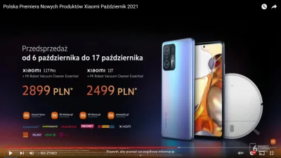 R__R - Xiaomi hucznie zapowiada cenę 2899 zł za 11T Pro podczas dzisiejszej konferenc...