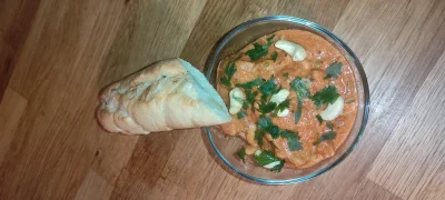 Ziemniak43212 - Butter chicken wjechał, nie chciało mi się robić placków, więc będzie...