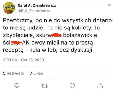 Filipterka25 - @ediz4: 

A was za takie teksty wygonić z kraju. W---------ć, nie ma...