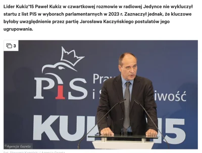 k.....a - > Jest rok 2047, poseł Prawa i Sprawiedliwości Paweł Kukiz na konferencji p...