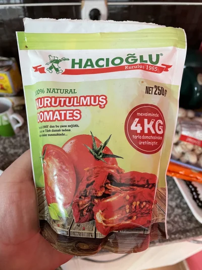 asdfghjkl - Kupiłem sobie opakowanie suszonych pomidorów i będę je zjat #bedegozjadl