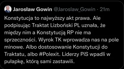 jaroty - Wal się na ryj Jarek, 6 lat ręka w rękę z PiSem niszczyłeś Polskę i nagle ci...