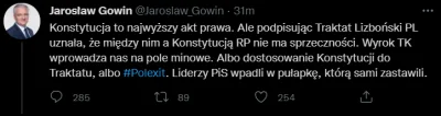 czeskiNetoperek - #jprdl ale rozkrok Gowina. Samemu głosował za tymi haniebnymi kandy...