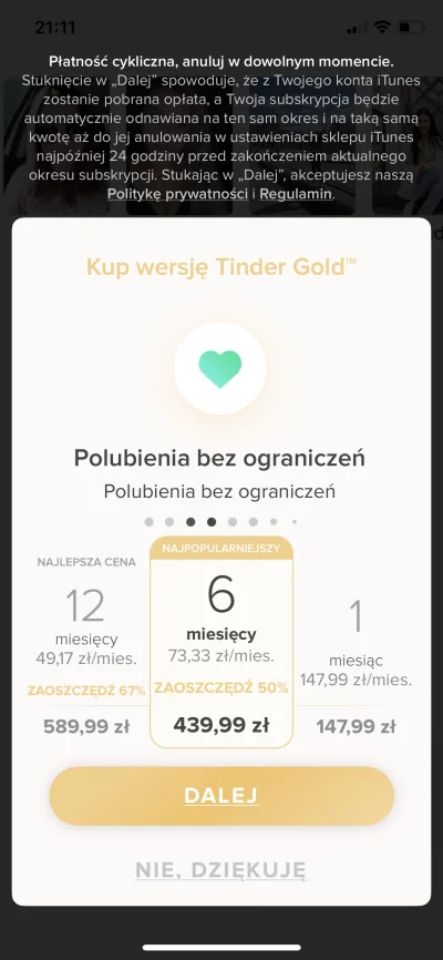 mort_goldman - Łooo Panie prawie pół tysiaca, zeby Julce wyslac lajka

#tinder #przeg...