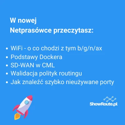 Showroute_pl - O 9:00 na Twojej skrzynce pojawi się Netprasówka. 

Oprócz tego, co ...