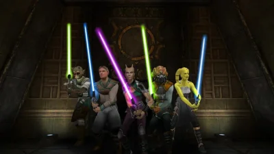 CrazyxDriver - Star Wars Jedi Knight Jedi Academy: https://youtu.be/t2-uzZ-6Z9M
