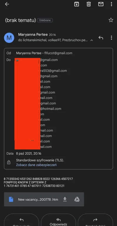 trukas - Już drugi tego typu mail. Na DW maile innych użytkowników, którzy możliwe,że...