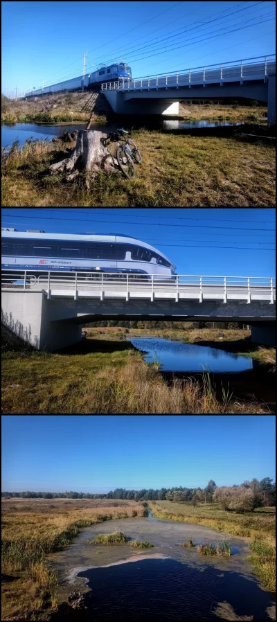 SnikerS89 - > Udało mi się też ustrzelić dwa Intercity na mostku kolejowym nad Kanałe...
