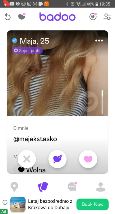 extrasauce - Maja Staśko szuka dupcyngla na Badoo, chociaż nie tylko płci męskiej, bo...