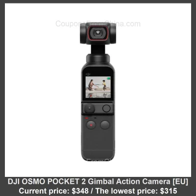 n____S - DJI OSMO POCKET 2 Gimbal Action Camera [EU]
Cena: $348.00 (najniższa w hist...