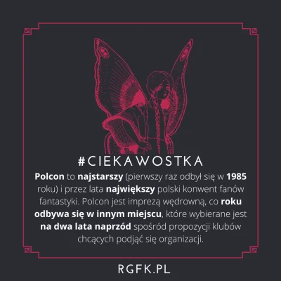 RGFK_PL - #ciekawostka
Hej!
Ktoś może się pochwalić uczestnictwem w Polconie?
-> h...