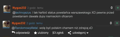 SynGilgamesza - Obrzydliwy typ, o słuszności Powstania Warszawskiego można dyskutować...