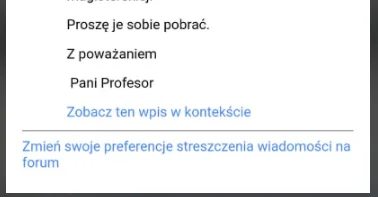 Podlaski_warmianin - To normalne, że na polskich uczelniach prowadzący podpisują się ...