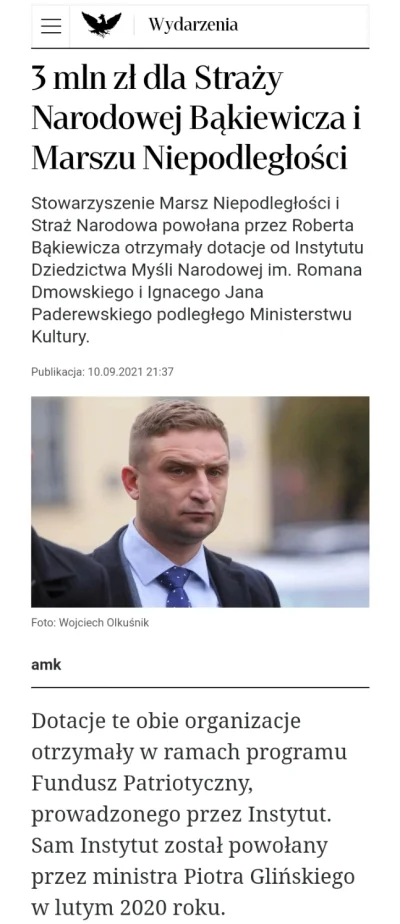 bgb1 - > Bąkiewicz robi to za darmo.

@voytus: otóż nie do końca