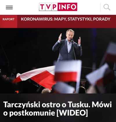 xiv7 - Tarczyński vs Tusk xD Ratujcie, uzależniłem się od zaglądania na tvp info, od ...
