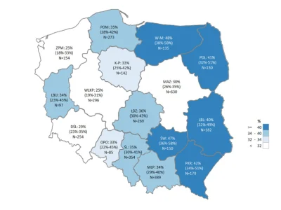 ZapomnialWieprzJakProsiakiemByl - Ozdrowieńcy w wieku 20+ według województw. Stan na ...