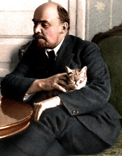 Grzes-es - Patrząc na to zdjęcie Lenina,
przeżyjesz coś na wzór deja vu.
#koty