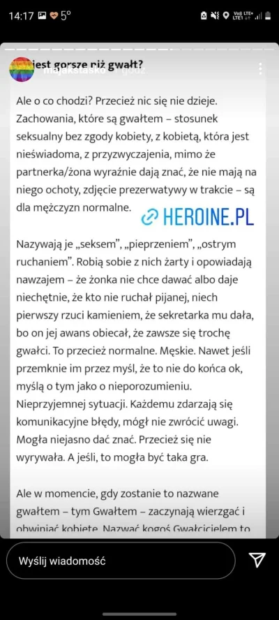 Andylon - Mają ZZSSraśko już kompletnie odlatuje. Pierwsze o czym myślę każdego ranka...