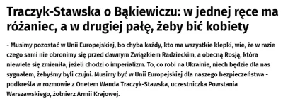 saakaszi - Od rana środowiska konserwatywne próbują zrobić z niej wariatkę, ale jak w...