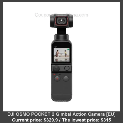 n____S - DJI OSMO POCKET 2 Gimbal Action Camera [EU]
Cena: $329.90 (najniższa w hist...