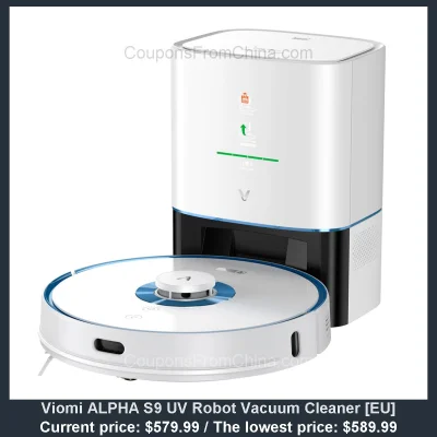 n____S - Viomi ALPHA S9 UV Robot Vacuum Cleaner [EU]
Cena: $579.99 (najniższa w hist...