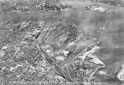 myrmekochoria - New Jersey i Manhattan z lotu ptaka, lata 30. XX wieku.

#starszezw...