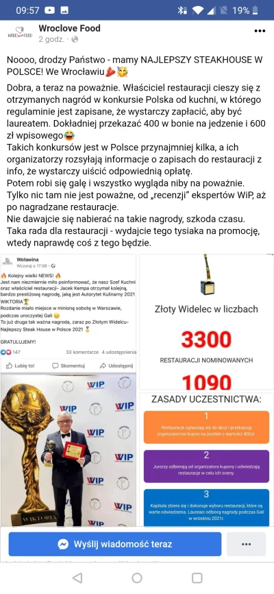 NaglyAtakGlazurnika - Tak się rucha klientów gastronomii na nagrodach i opiniach w in...