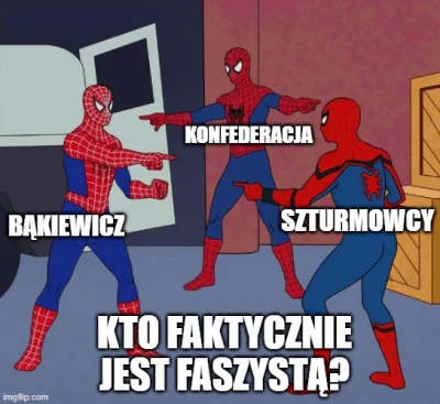fifty - Któż to porównał bąkiewiczowskie straże do SS i SA, a samego Bąkiewicza skoja...