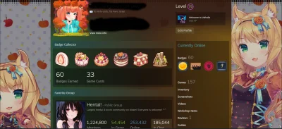 TheOvergrownLoli - Ustawiłem sobie trochę bardziej jesienny profil na #steam jestem z...