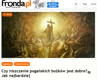 Maslacki - Katolikom nie w smak istnienie rodzimej kultury, wierzeń i tradycji której...