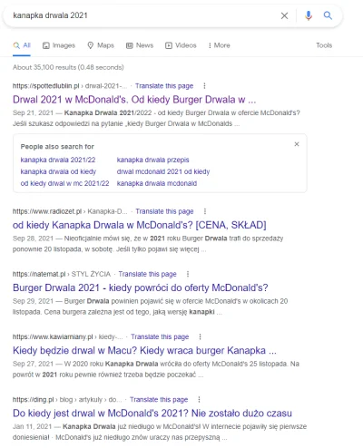 qwewsik - Chciałem sobie sprawdzić kiedy #kanapkadrwala wchodzi do #mcdonalds, ale na...
