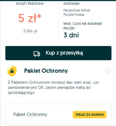 lastro - Teraz kupowanie z przesyłką na olx jest bezpieczne majac ten pakiet ochronny...