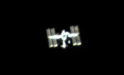 f.....z - Moje pierwsze zdjęcie Międzynarodowej Stacji Kosmicznej w większej skali. N...