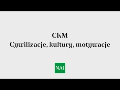 Martwiak - Kurs CKM - CYWILIZACJE, KULTURY, MOTYWACJE

Wykładowca: Grzegorz Modlibo...