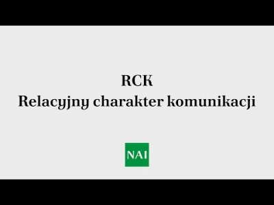 Martwiak - RCK 01. Relacyjny charakter komunikacji

Wykładowca: Dominik Dudek

Sk...