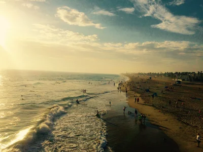 WWAldas - @jozinzbazin2: Masz, pierwsze zdjęcie z mojego telefonu. Plaża w Santa Moni...