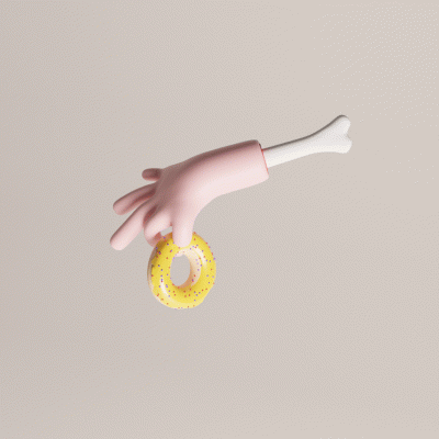 Sancho_Asnap - Ręka z pączkiem, koloryzowane

#blender #grafika #tworczoscwlasna #3...