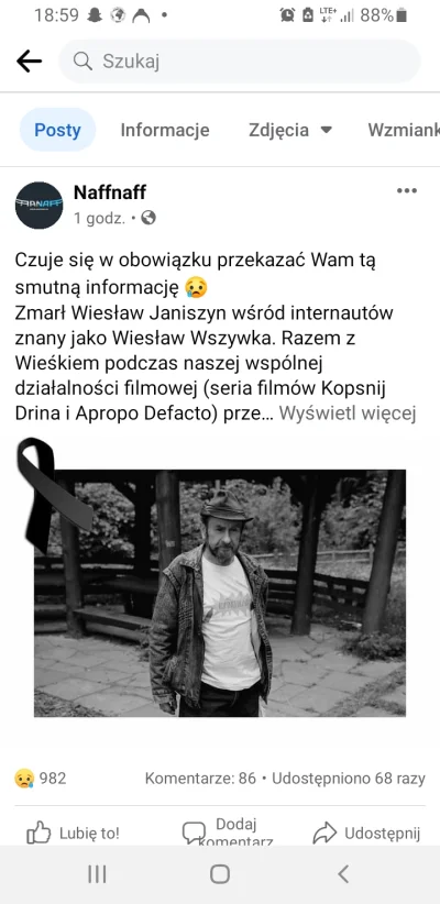 Spleeshy - Zmarł Wiesław Wszywka, wspóltwórca popularnej swego czasu serii "Kopsnij D...