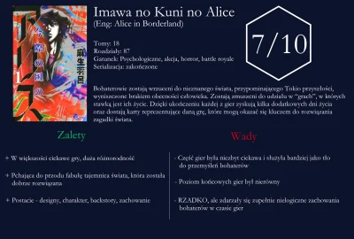 youngfifi - 5/52 --> #anime52
Imawa no Kuni no Alice / Eng: Alice in Borderland (rec...